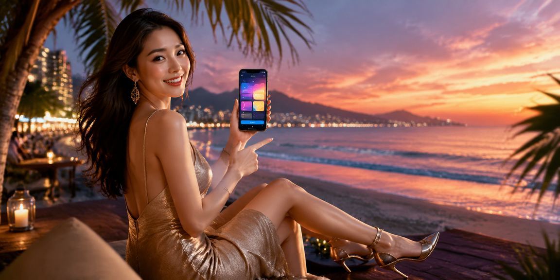 Người dùng nhận thưởng cashback khi chơi game trên bãi biển Đà Nẵng